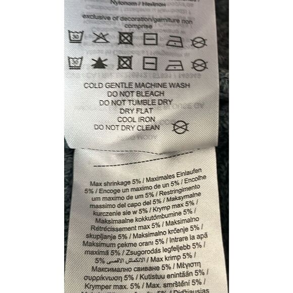 Brand New Vero Moda Women's 1X Plus Melange Sea Moss Long Sleeve T-Shirt Top - Picture 9 of 10